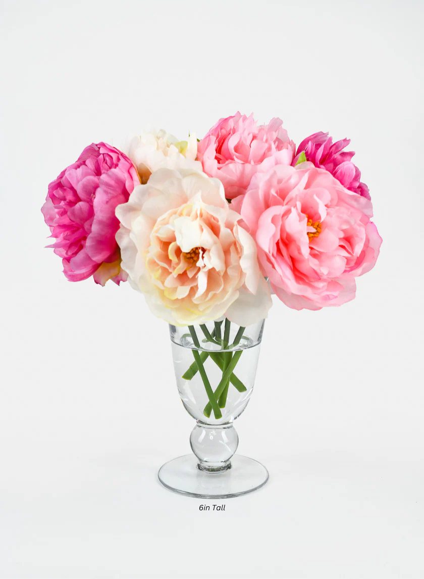 Vienna Clear Glass Urns Decor Jamali-garden 6in Tall EACH