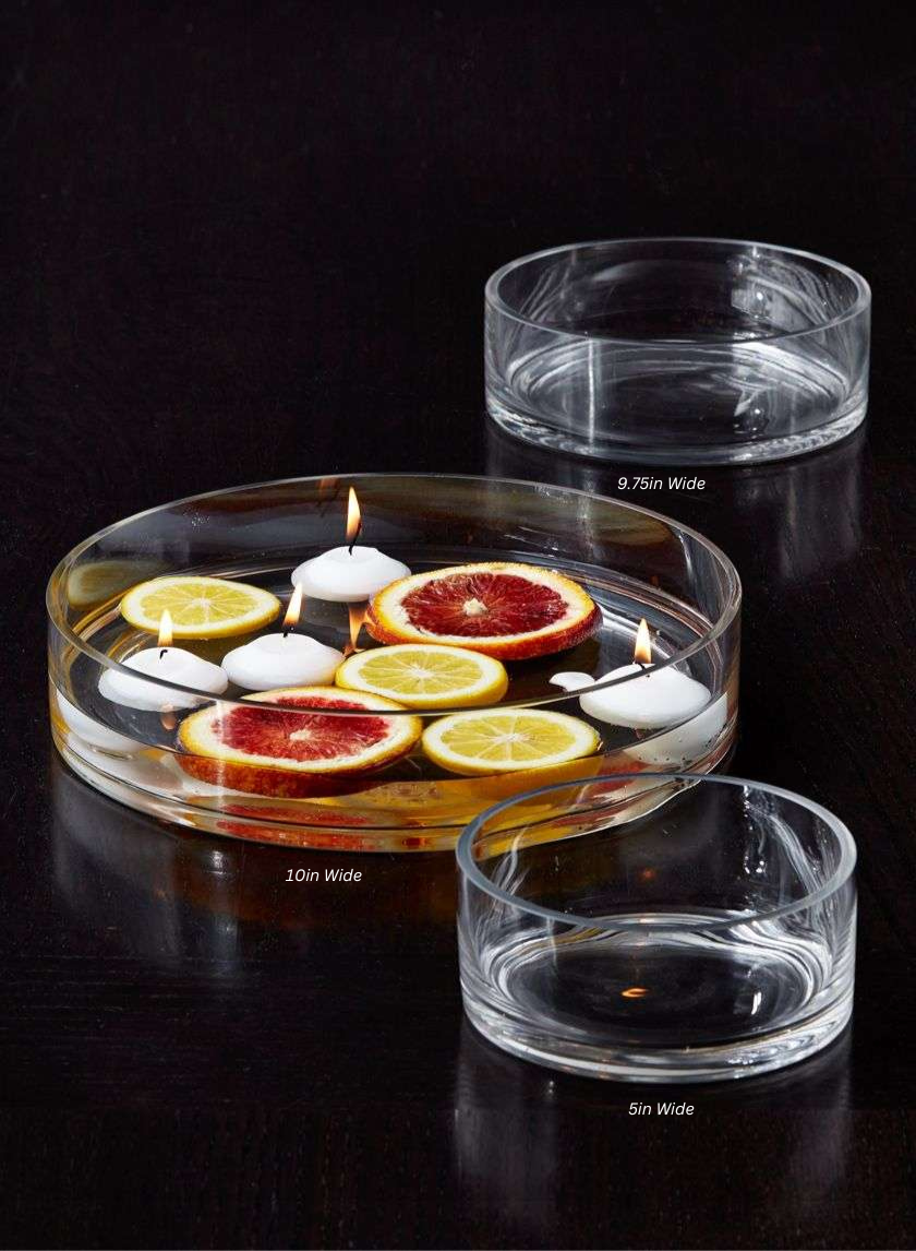Transparent Glass Bowls Decor Jamali-garden