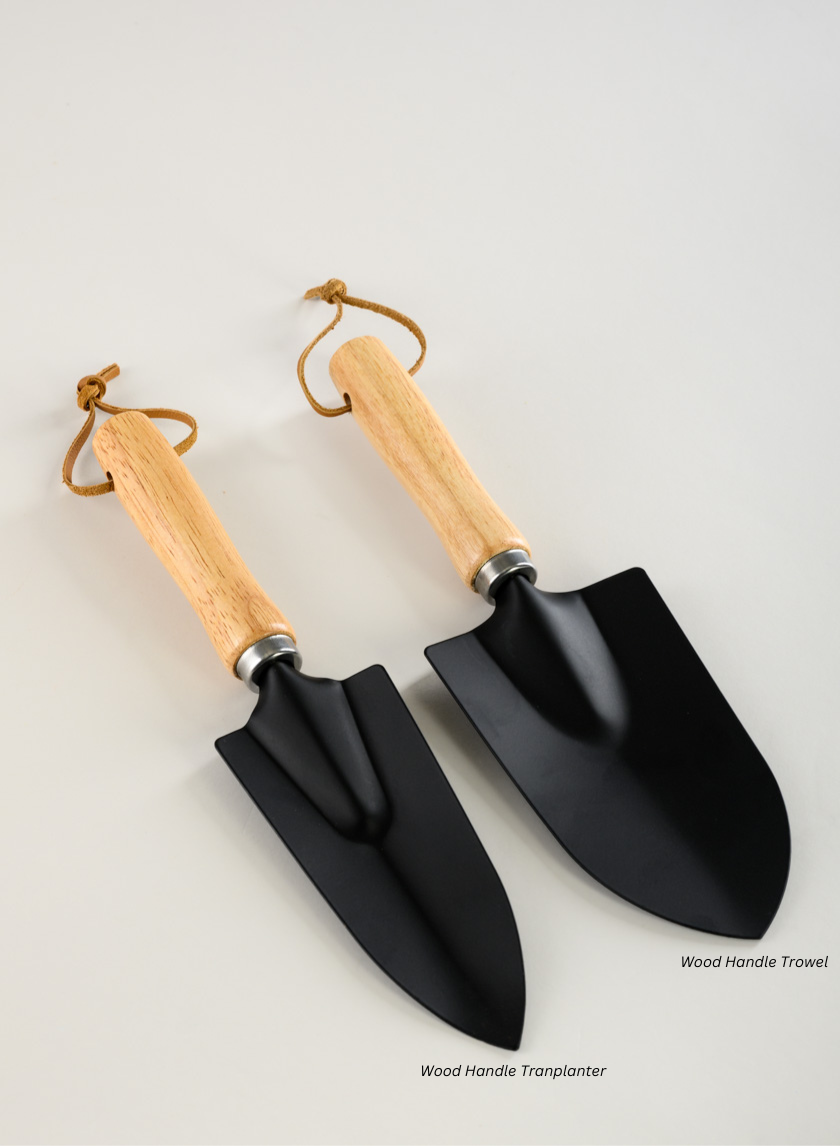 Wood Handle Tranplanter and Trowel Decor Jamali-garden