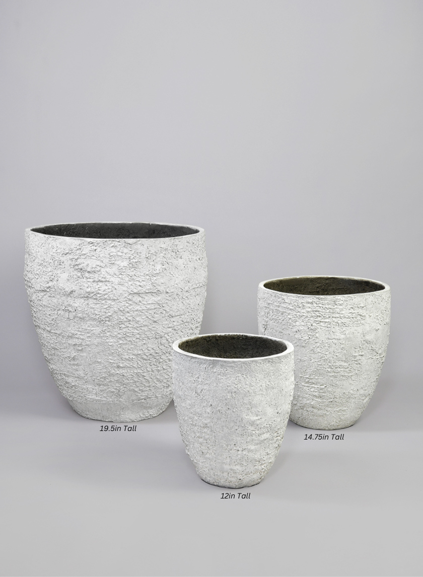 Mesquite Chalk Stone Planter Decor Jamali-garden