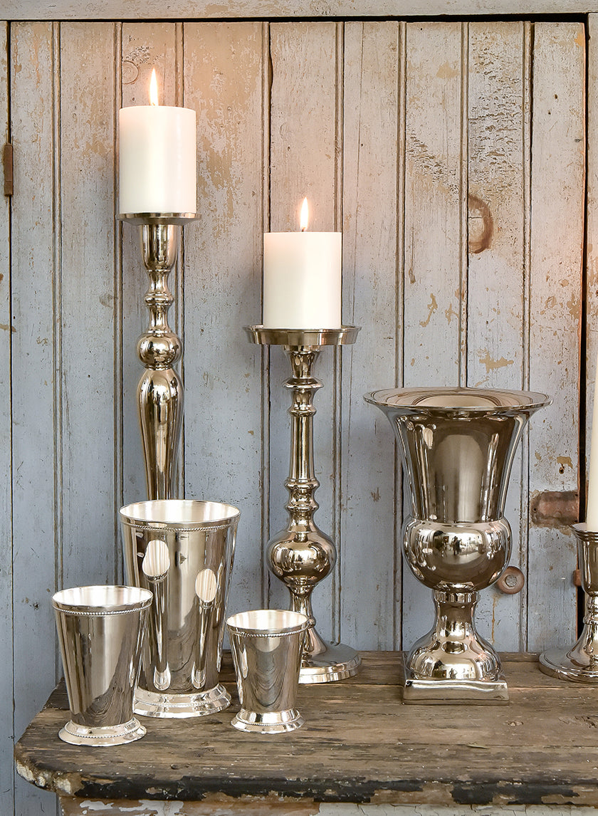Silver Julep Cup Vases Decor Jamali-garden