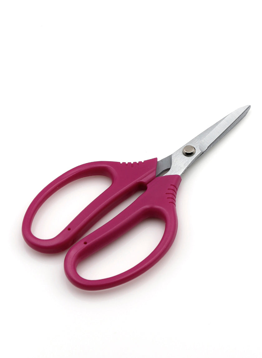 6 1/2in Purple Floral Scissor Decor Jamali-garden