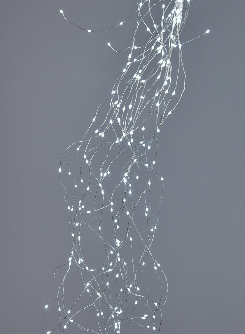 8.5ft Long 720 Light White Naked Wire L.E.D. Branch Light Decor Jamali-garden