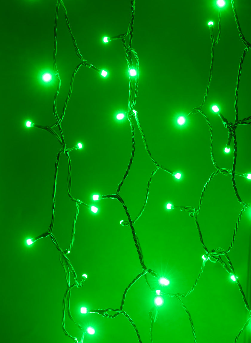 65ft Long 200 LED Remote Controlled All Color Light, Green Cord Decor Jamali-garden