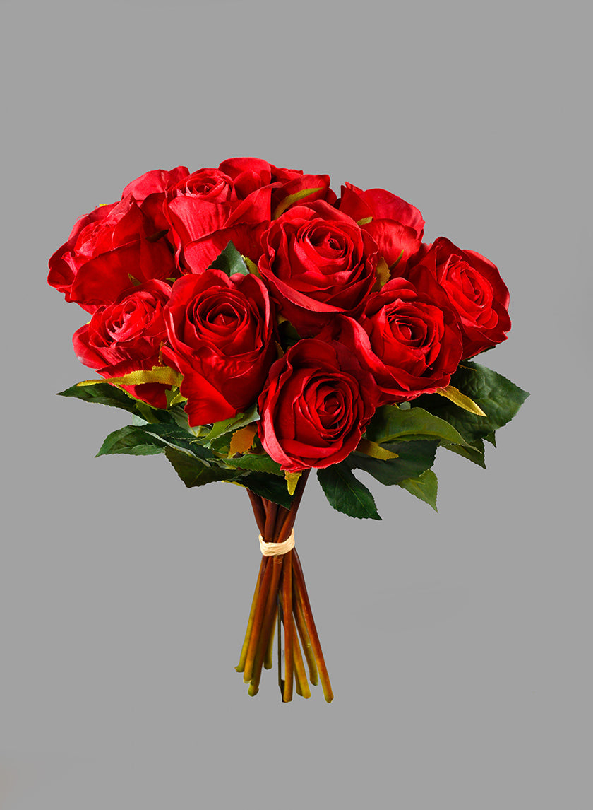 A Dozen Red Roses Bouquet Decor Jamali-garden
