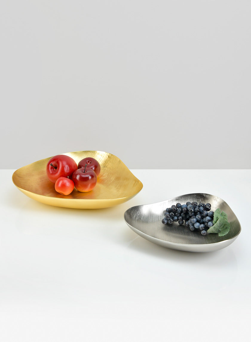 Andalus Gold &amp; Silver Trays Decor Jamali-garden