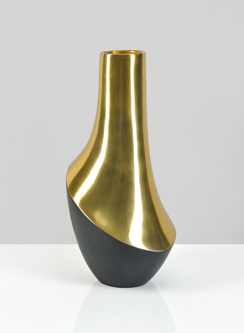 Salamanca Two Tone Steel Vase Decor Jamali-garden