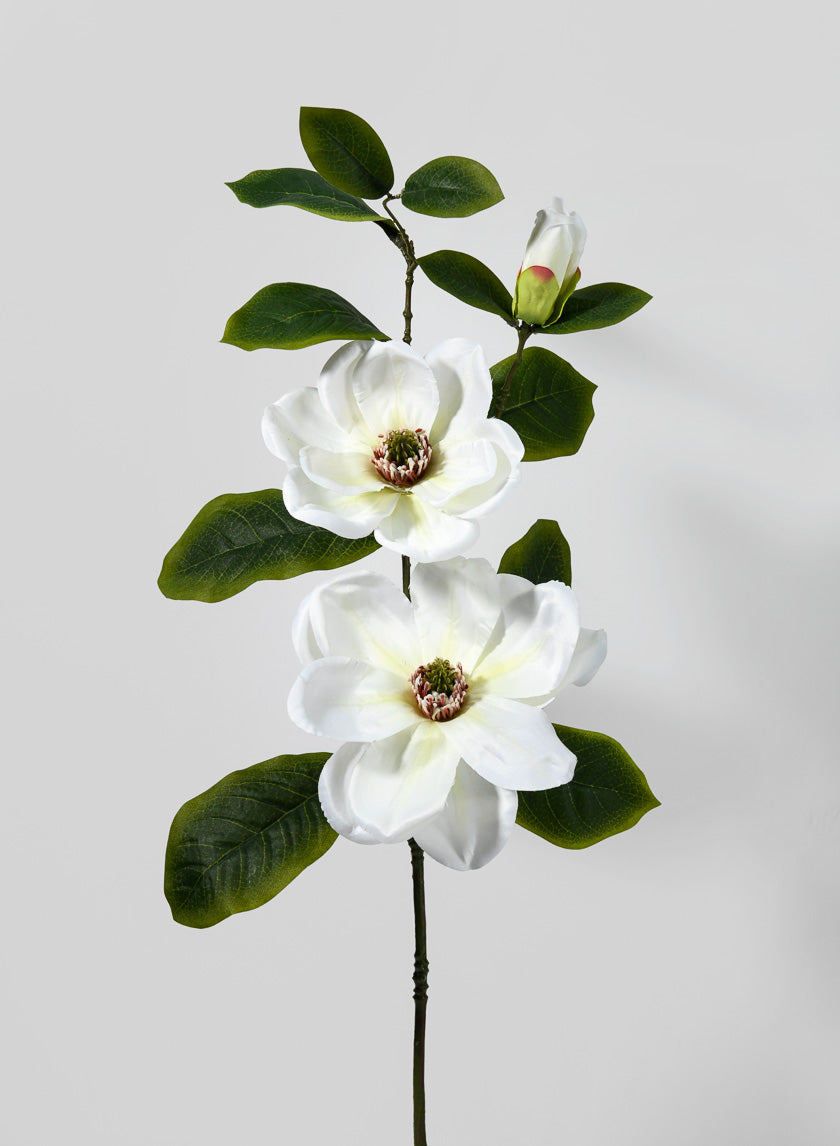 33in Long Magnolia Spray Decor Jamali-garden