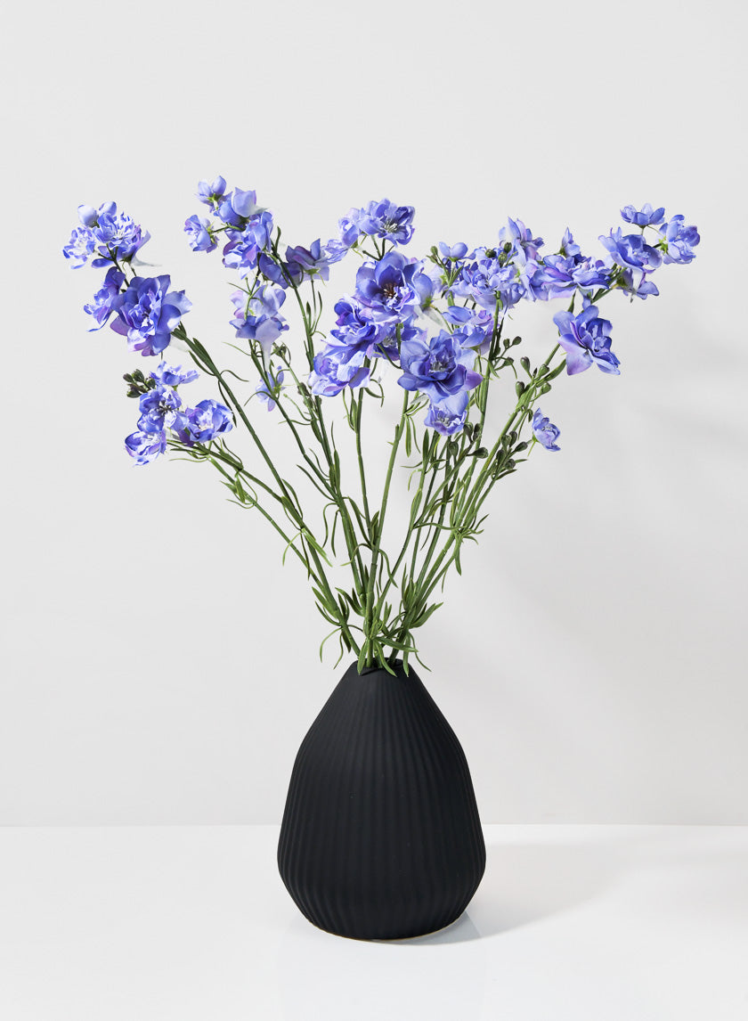 33in Long Blue Purple Bouquet Larkspur Spray Decor Jamali-garden
