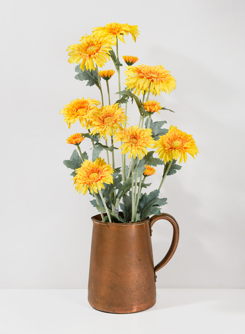 27in Long Yellow Transvaal Daisy Spray Decor Jamali-garden