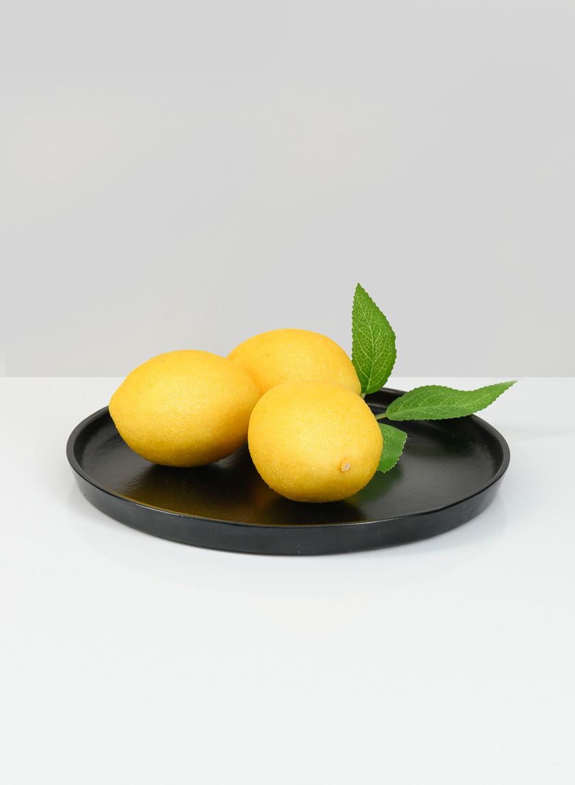 7.5in Wide Black Plate Decor Jamali-garden