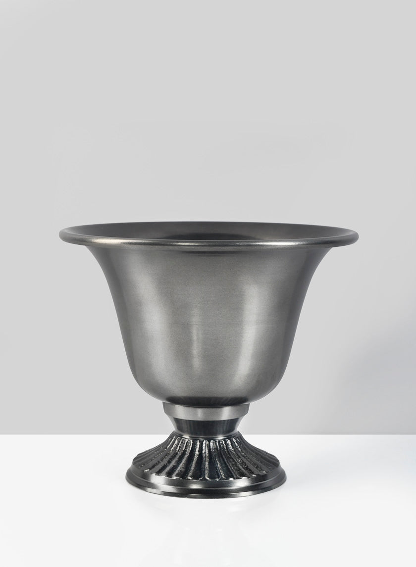 6.5in Tall Nairobi Black Nickel Urn Decor Jamali-garden