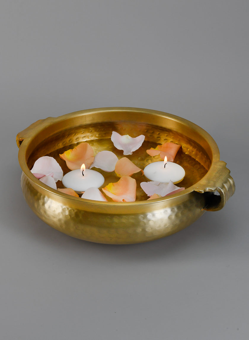 Gold Aluminum Urn Bowls Decor Jamali-garden Gold 12in Wide EACH