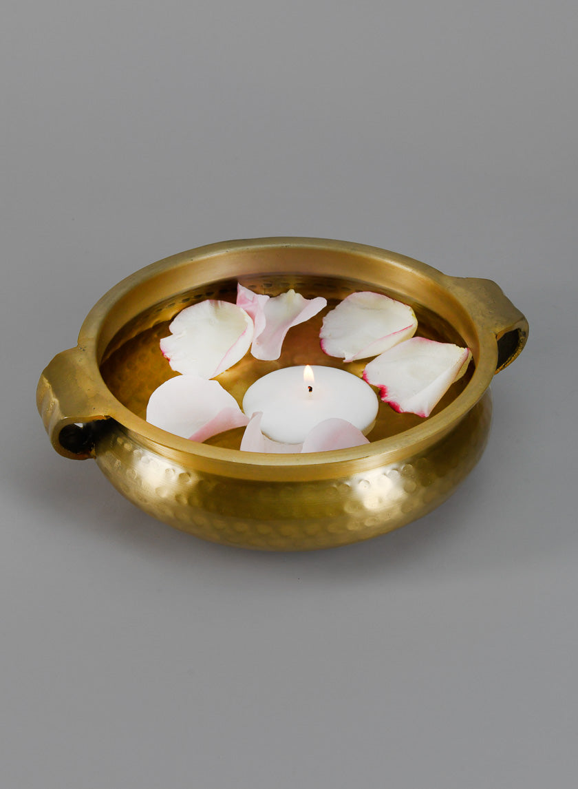 Gold Aluminum Urn Bowls Decor Jamali-garden Gold 8.25in Wide EACH