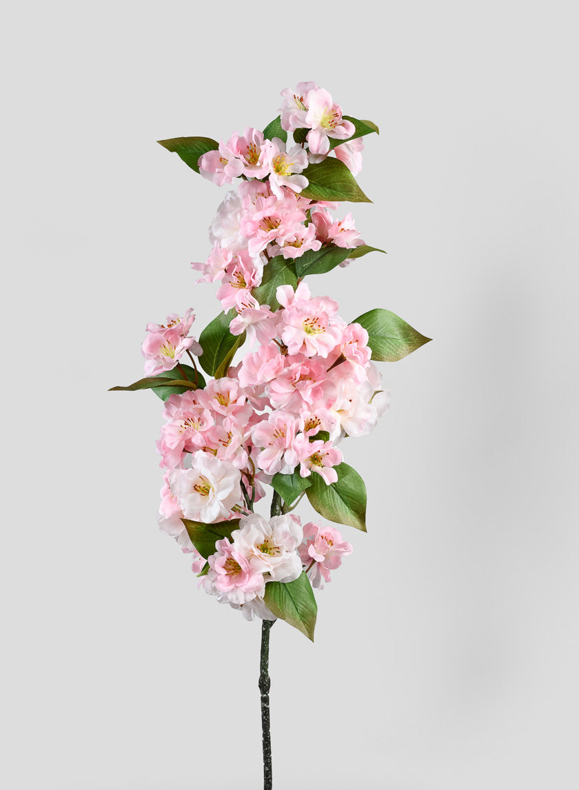 33in Long Pale Pink Cherry Blossom Spray Decor Jamali-garden
