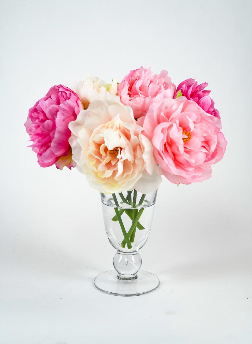 Pink Peony Bouquet Decor Jamali-garden
