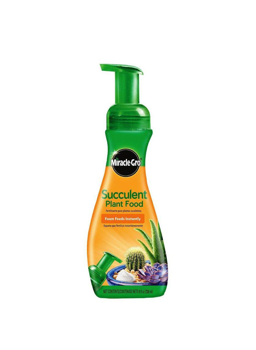 8oz Miracle-Gro Foaming Succulent Plant Food Decor Jamali-garden