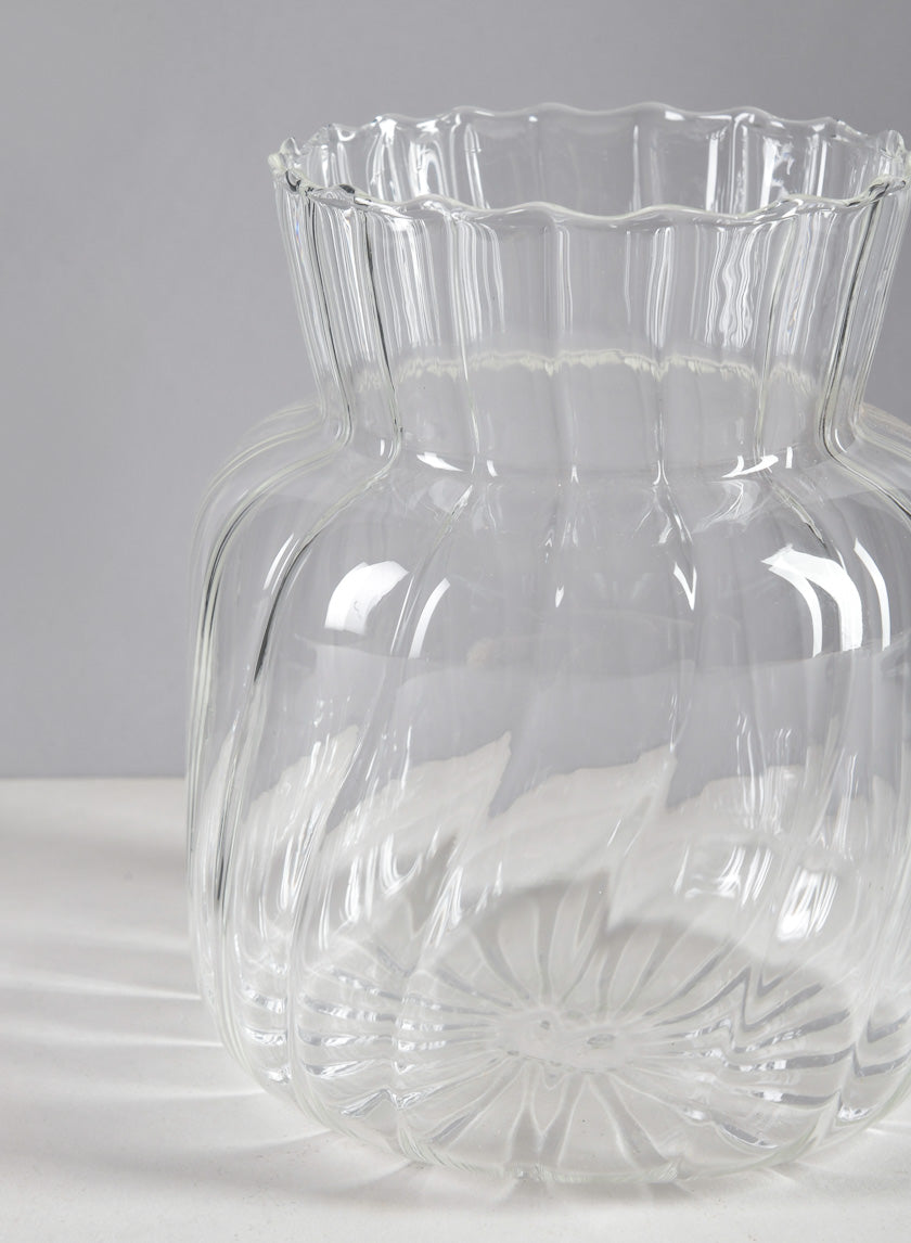 5.5in Tall Opla Jar Glass Vase Decor Jamali-garden