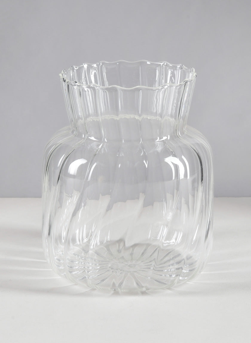 5.5in Tall Opla Jar Glass Vase Decor Jamali-garden