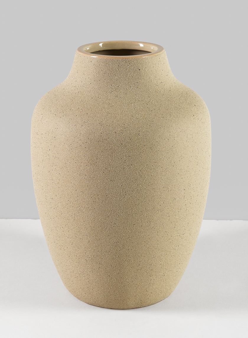10in Tall Asahi Sand Vase Decor Jamali-garden