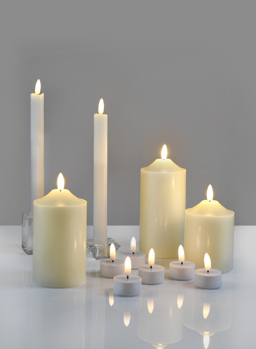 Willow Flame L.E.D Candles Decor Jamali-garden