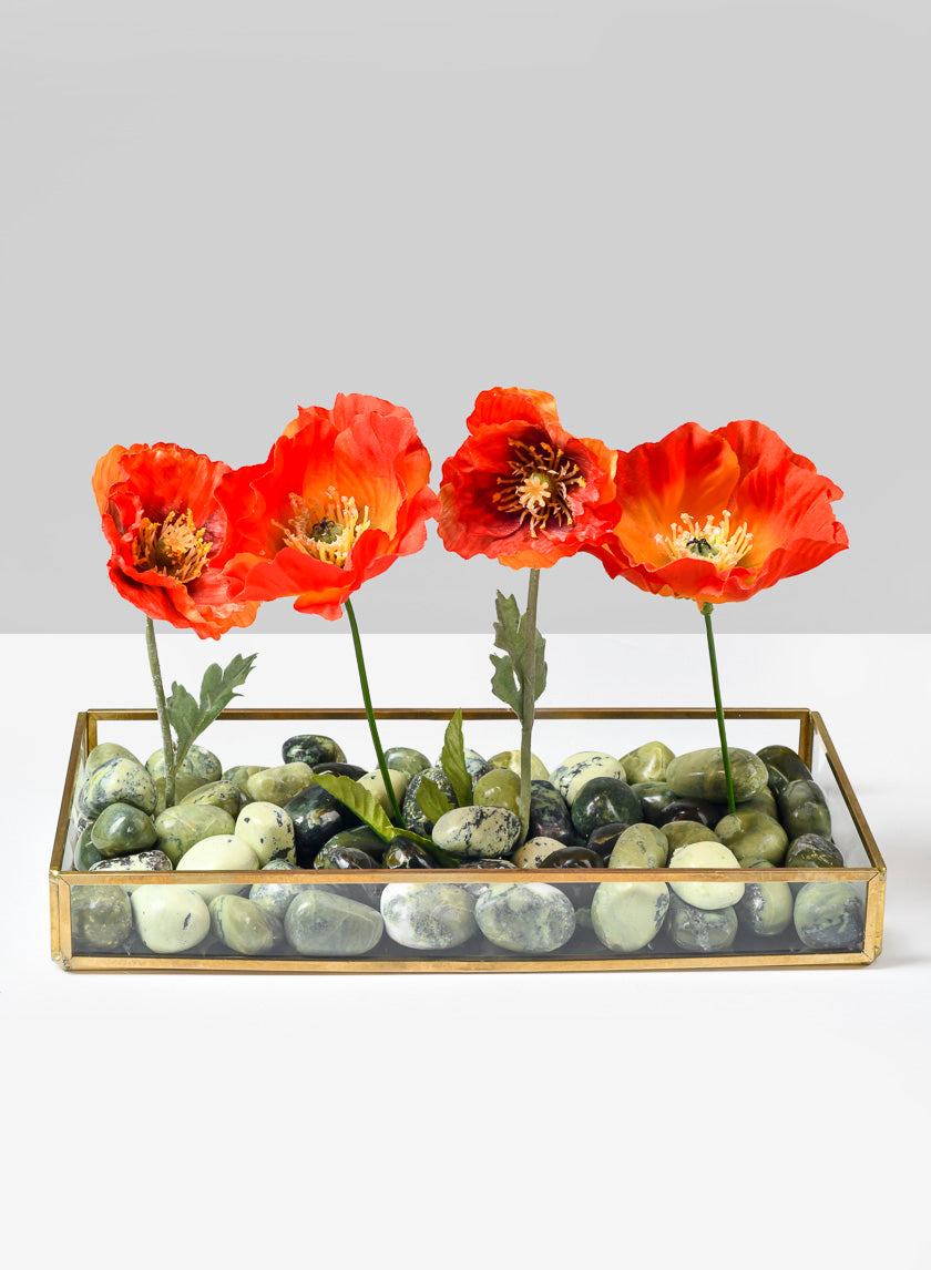 Tumbled Serpentine Stone, 1kg Decor Jamali-garden