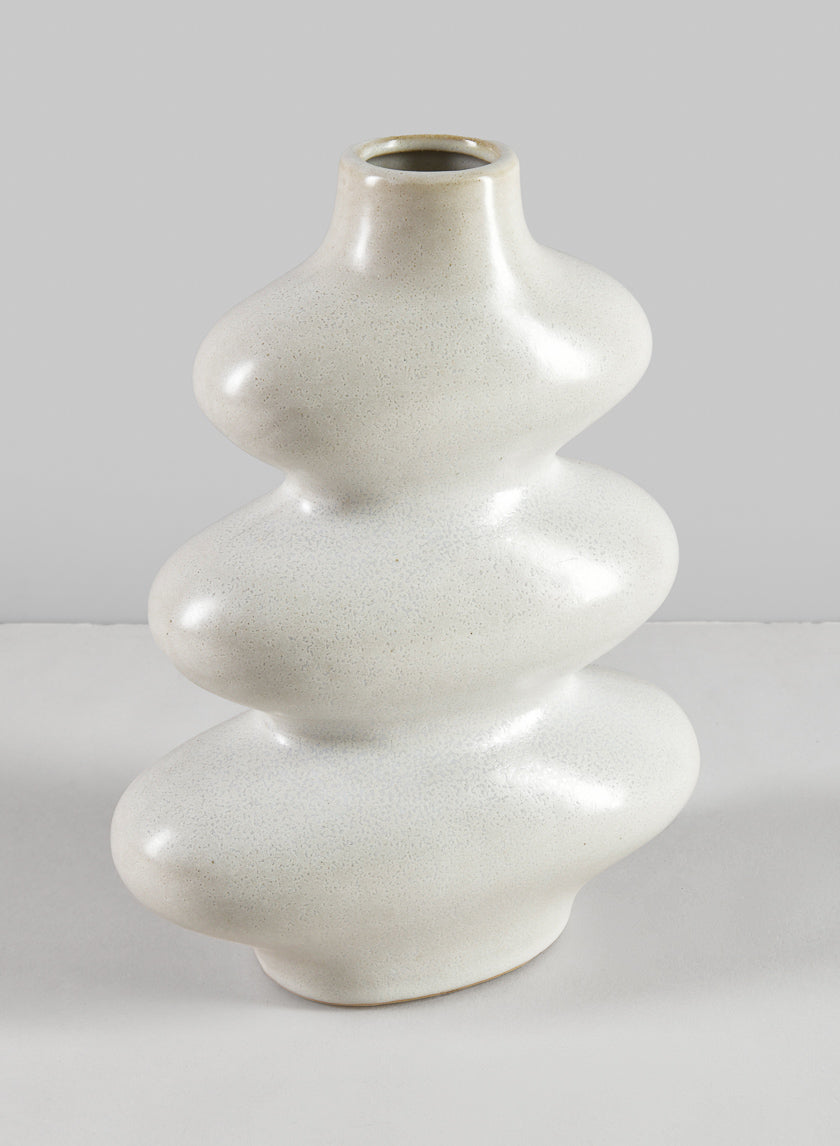 9in Tall Nuage Deco Ceramic Vase Decor Jamali-garden