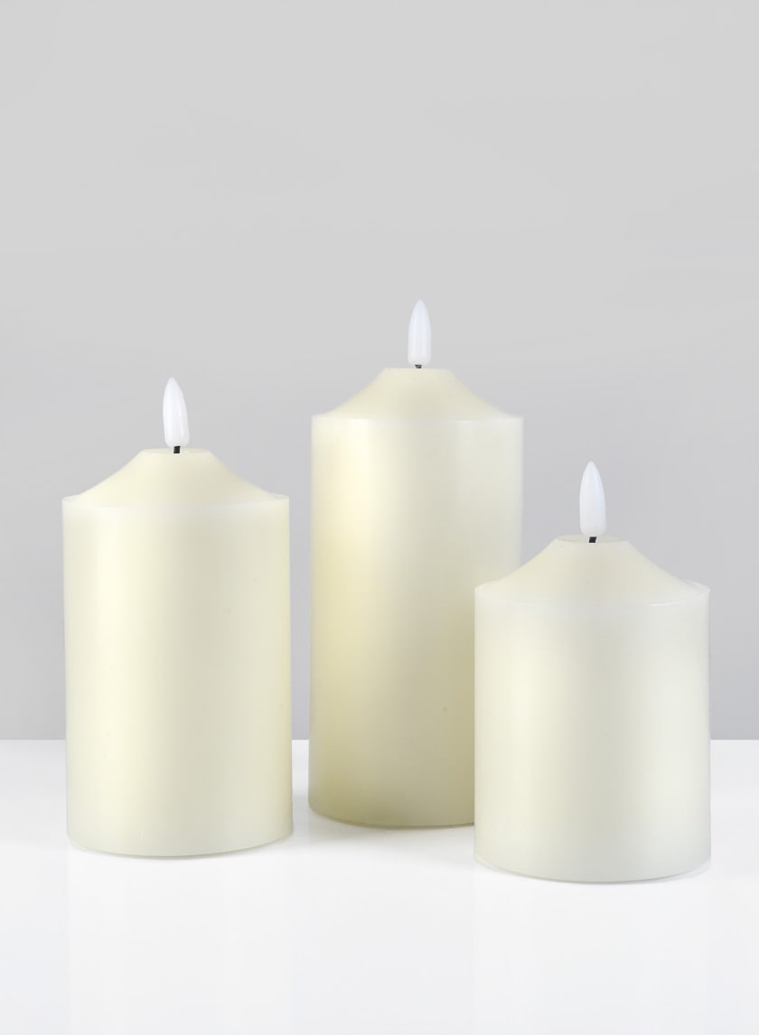 Willow Flame L.E.D Candles Decor Jamali-garden