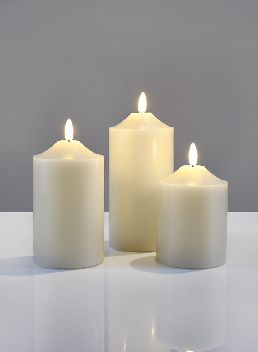 Willow Flame L.E.D Candles Decor Jamali-garden