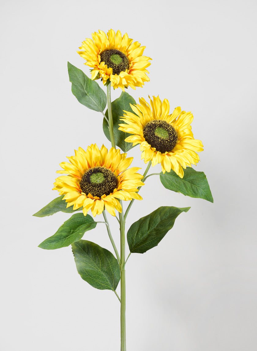 38in Long Yellow Sunflower Stem Decor Jamali-garden