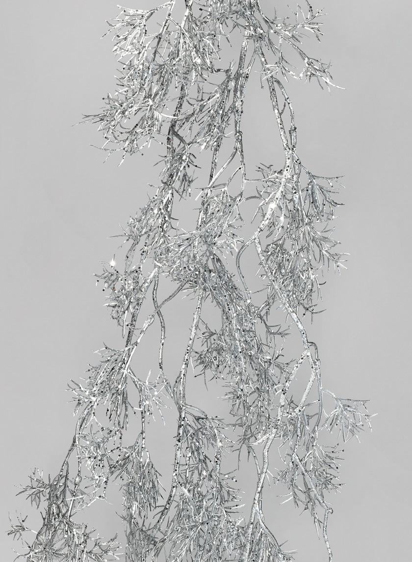 58in Long Silver Pine Vine Decor Jamali-garden