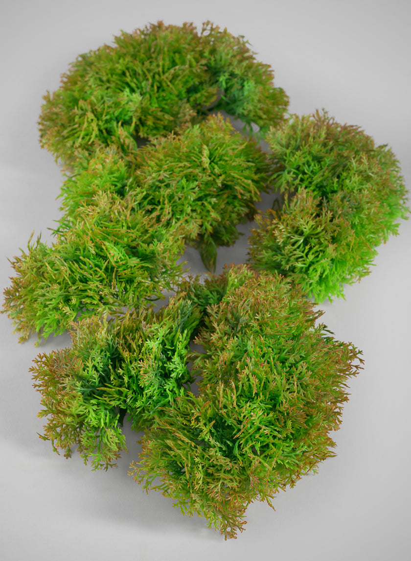 10in Long Artificial Green Moss, Case of 12 Decor Jamali-garden