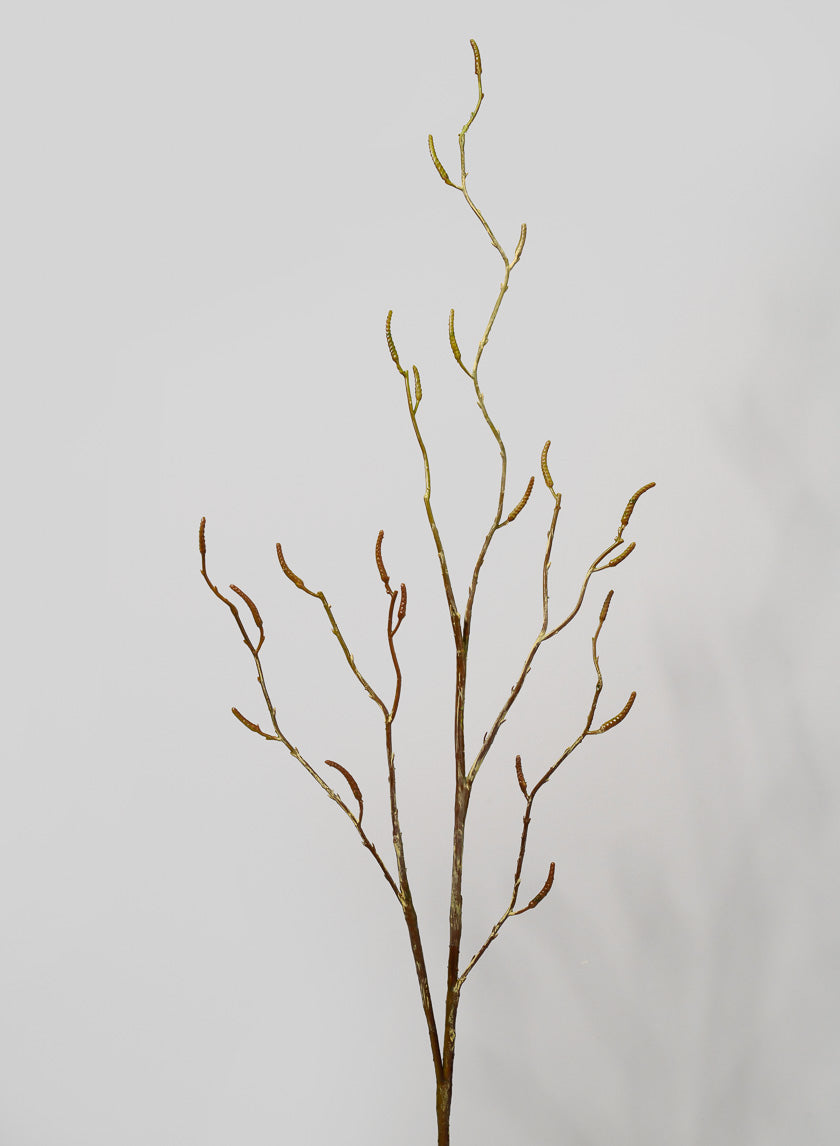 48in Long Birch Branch with Catkins Decor Jamali-garden