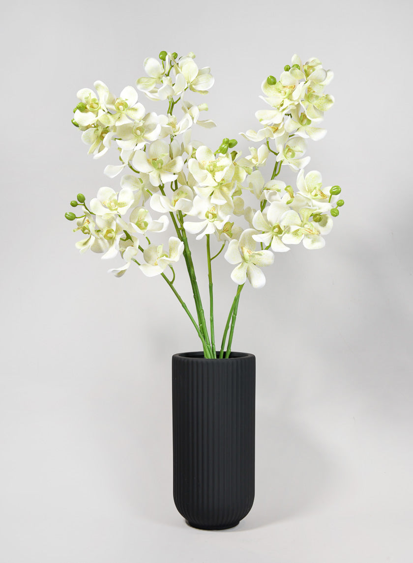 33in Long Green Double Orchid Stem Decor Jamali-garden