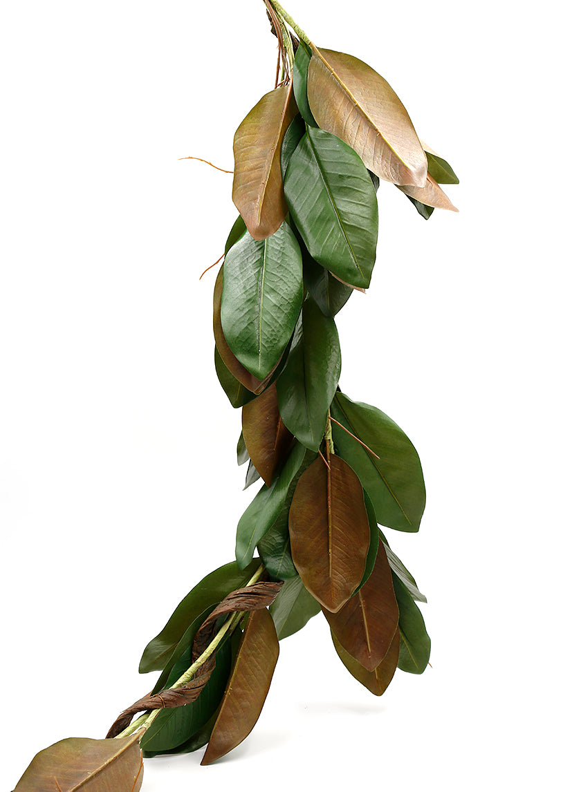 50in Long Magnolia Leaf Garland Decor Jamali-garden