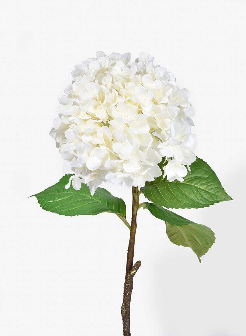 29in Long White Hydrangea Spray Decor Jamali-garden
