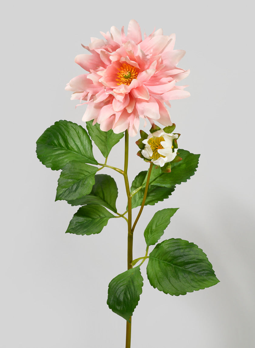 29in Long Pink Dahlia Stem, Case of 12 Decor Jamali-garden