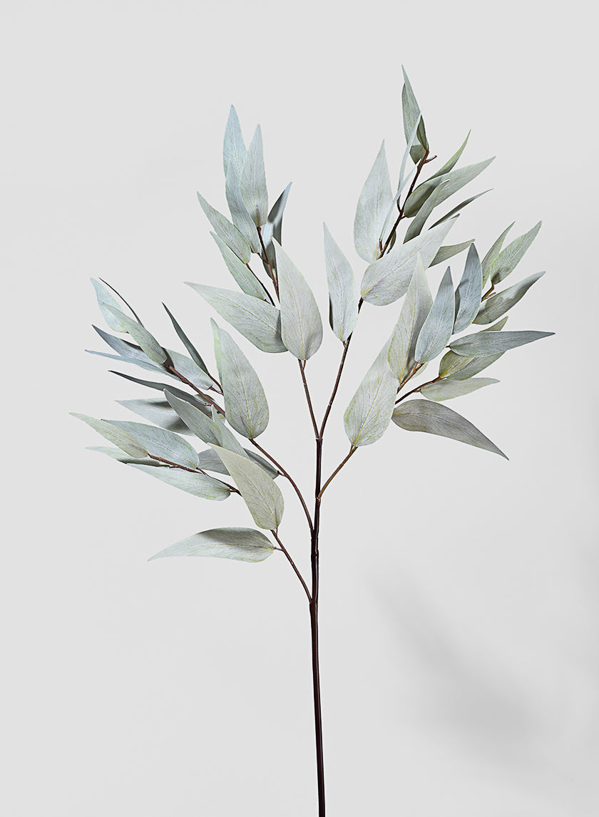 38in Long Pale Green Eucalyptus Branch Decor Jamali-garden