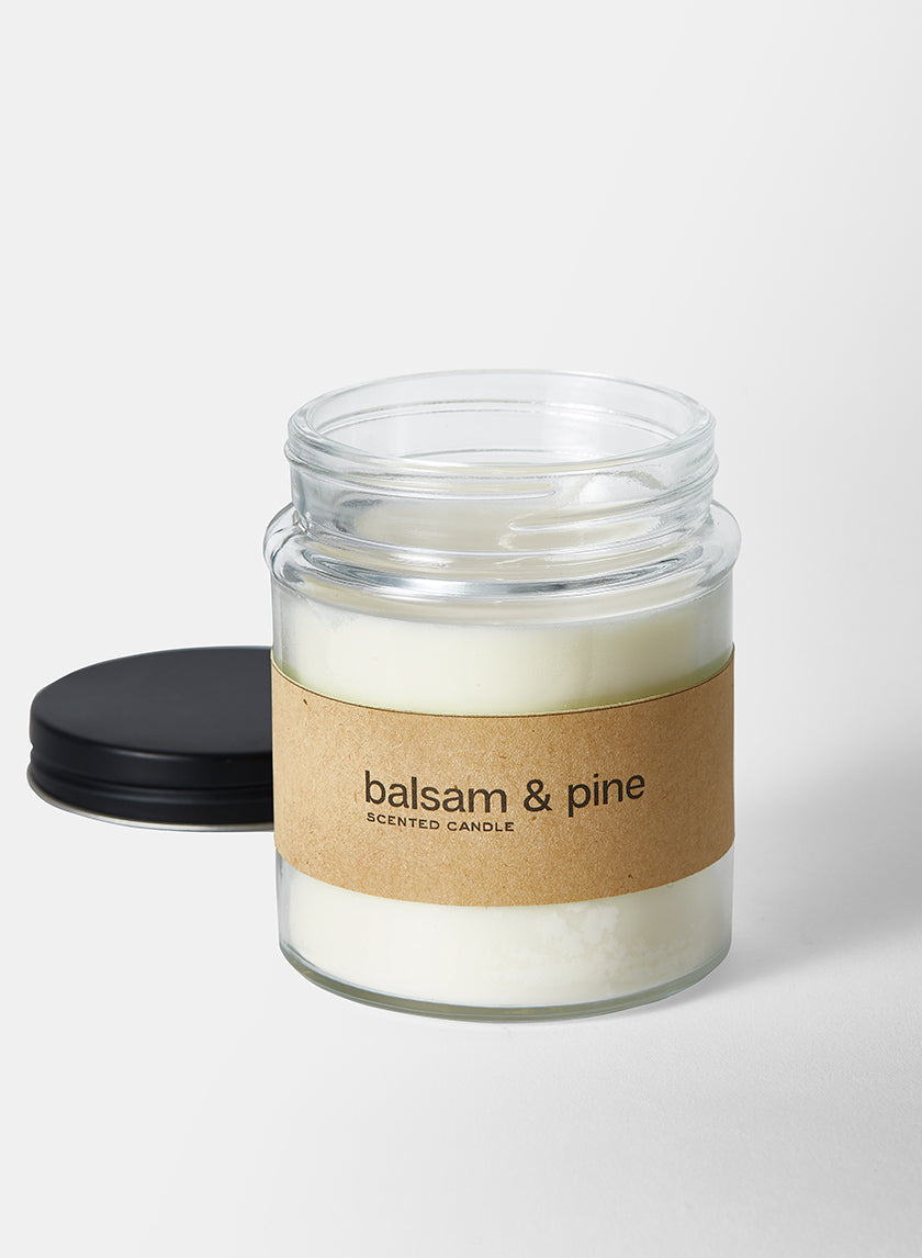 36 Hour Balsam &amp; Pine Scented Candle Decor Jamali-garden