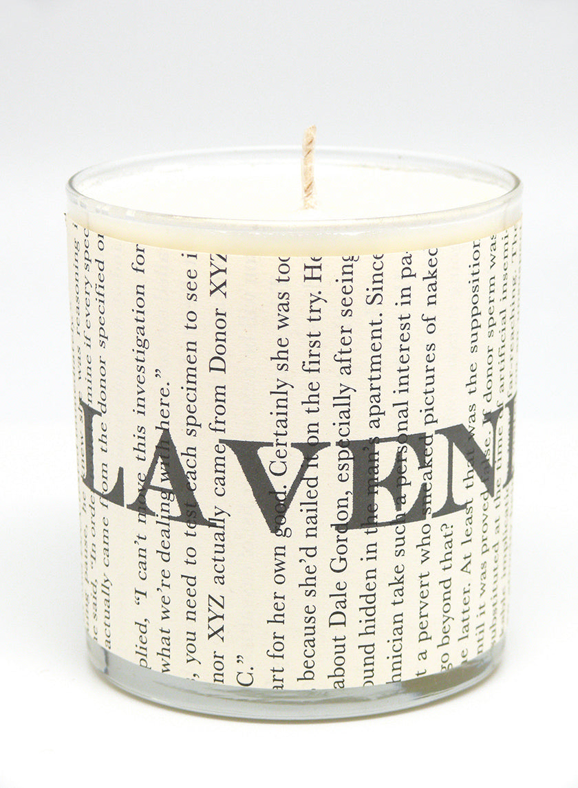 40 Hour Blithe &amp; Bonny Lavender Scented Candle Decor Jamali-garden