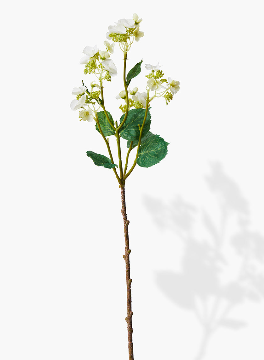 25in Long White Hydrangea Spray Decor Jamali-garden