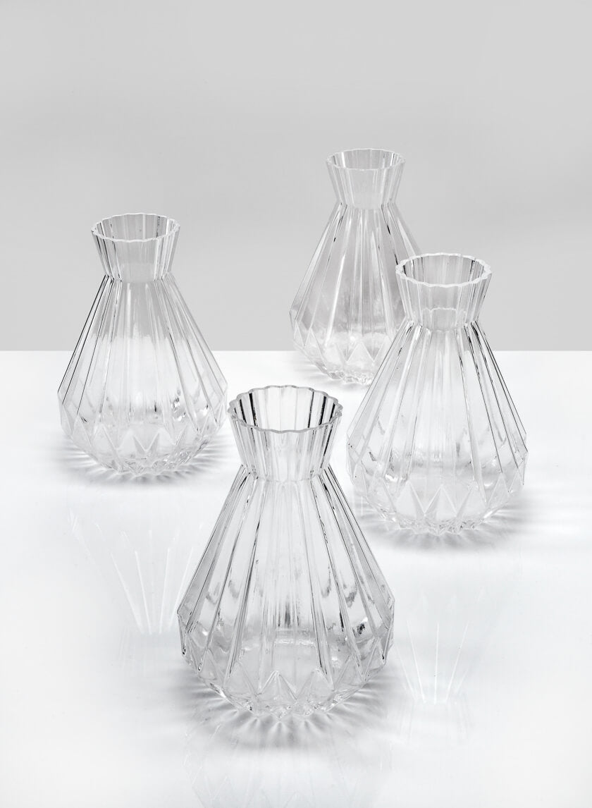 6.5in Tall Bonbon Glass Vase Decor Jamali-garden