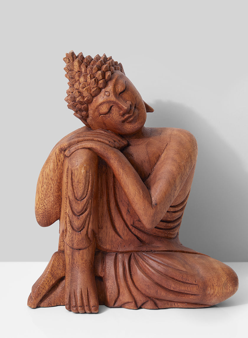 10.5in Tall Relaxed Buddha Decor Jamali-garden