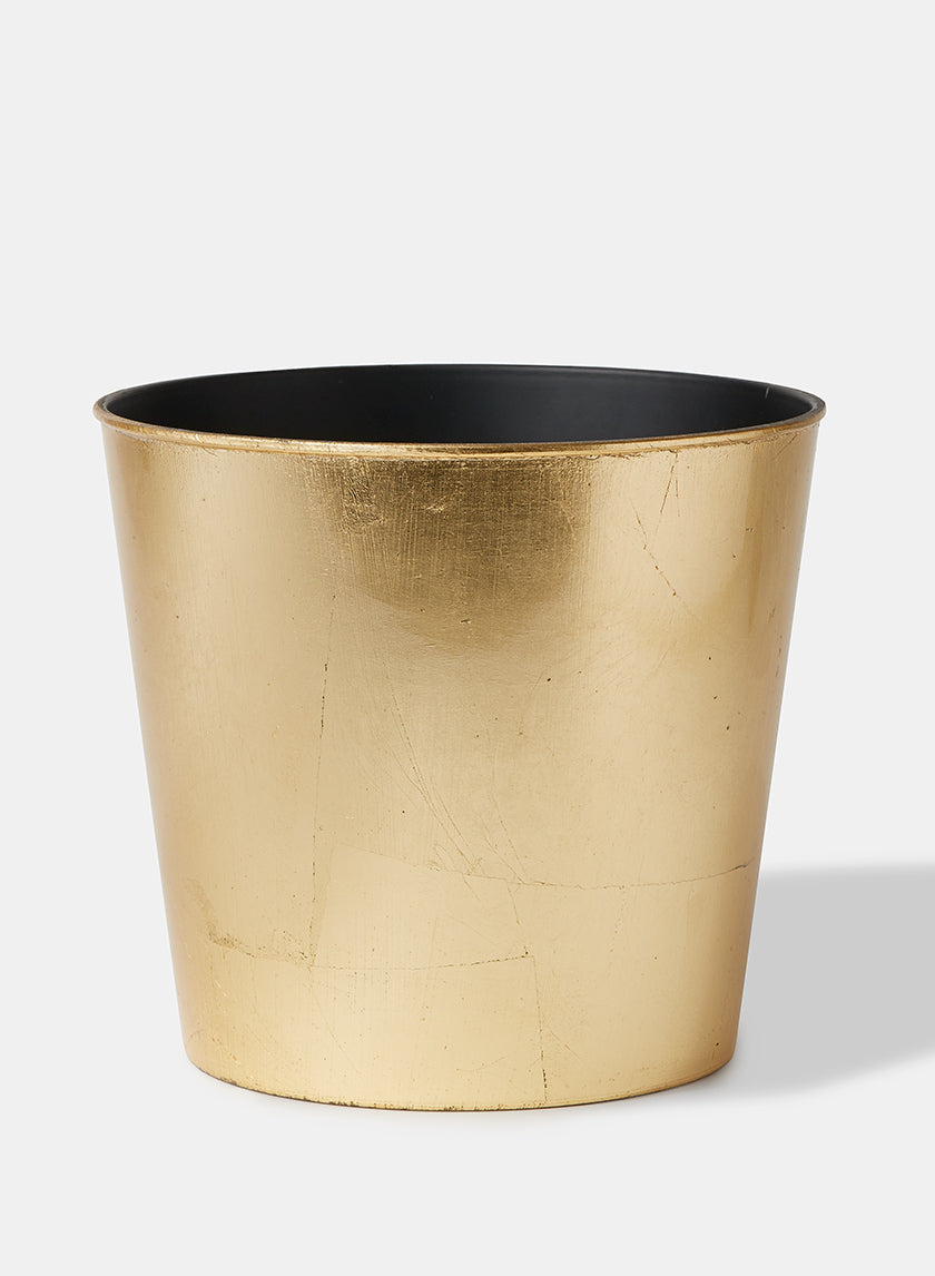 6in Tall Gold Cachepot Decor Jamali-garden