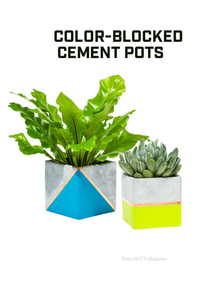 4 1/4in Tall Atelier Cement Cube Vase Decor Jamali-garden
