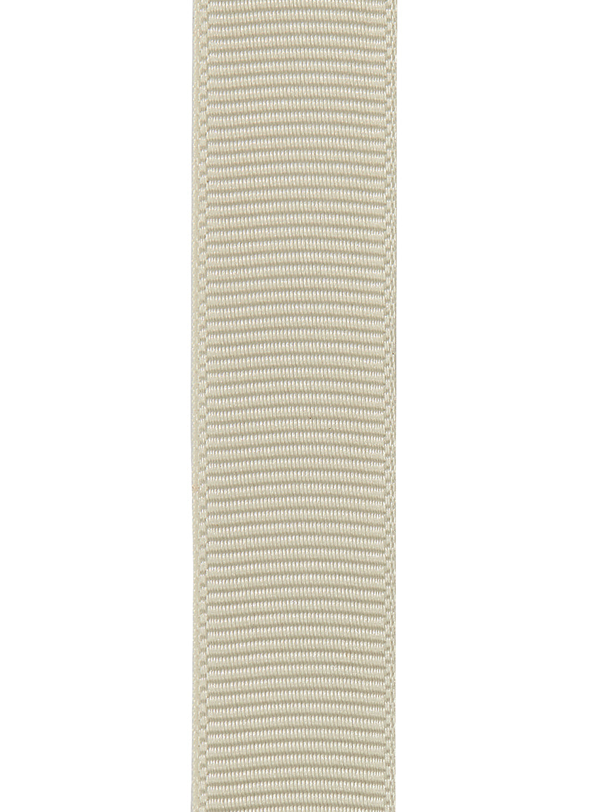 3/4in Cream Grosgrain Ribbon Decor Jamali-garden