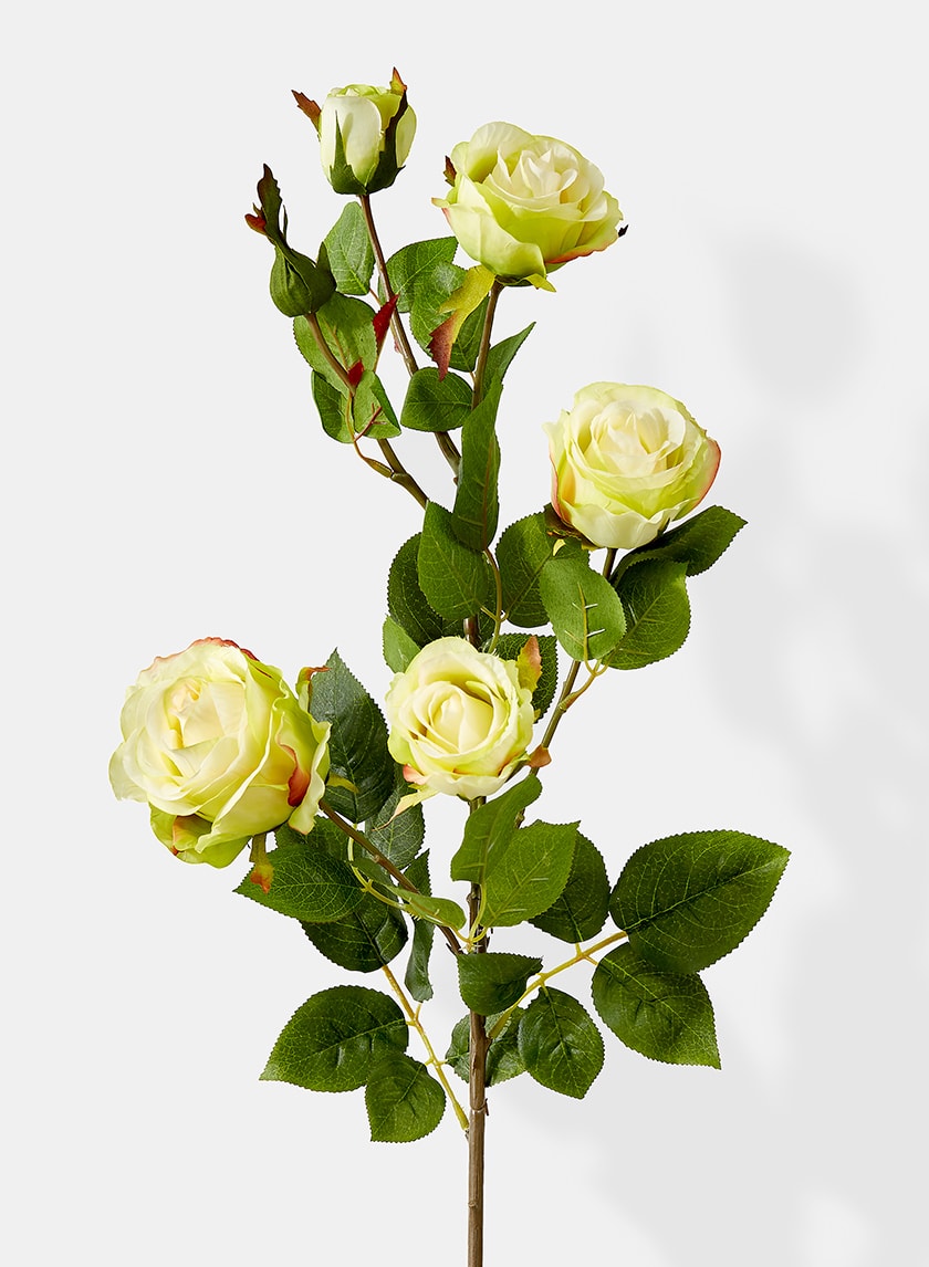 38in Long Cream Hui Rose Spray Decor Jamali-garden