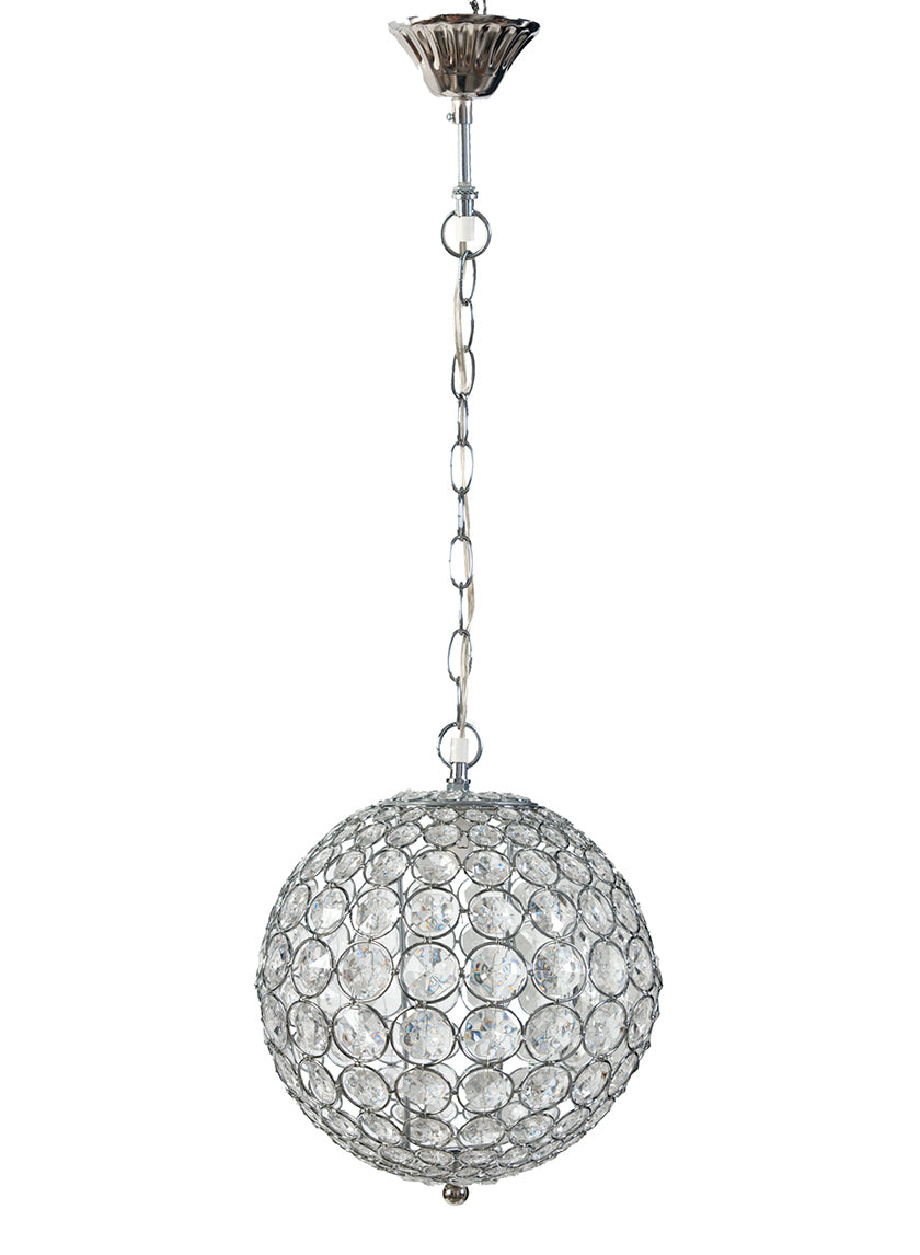 11in Wide Crystal Lamp Decor Jamali-garden