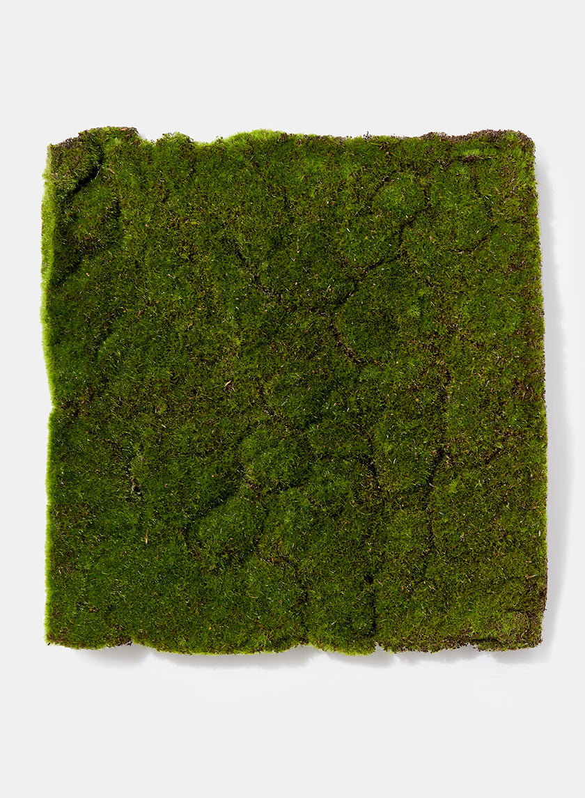 16in Square Flocked Moss Mat Decor Jamali-garden