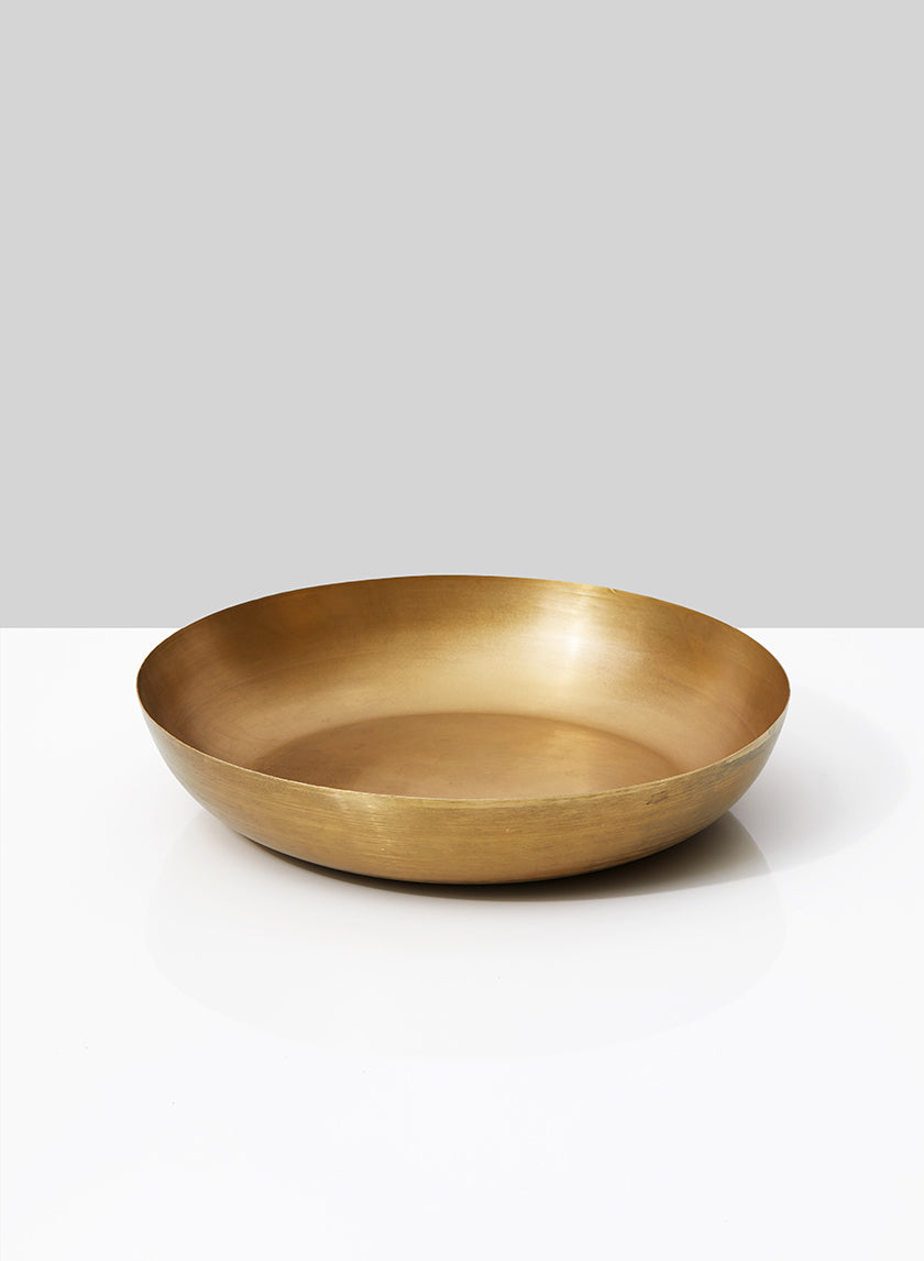 10in Wide Gold Iron Bowl Decor Jamali-garden